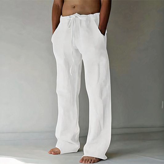 Herren elegante Strandhosen mit moderner Passform für den Sommer