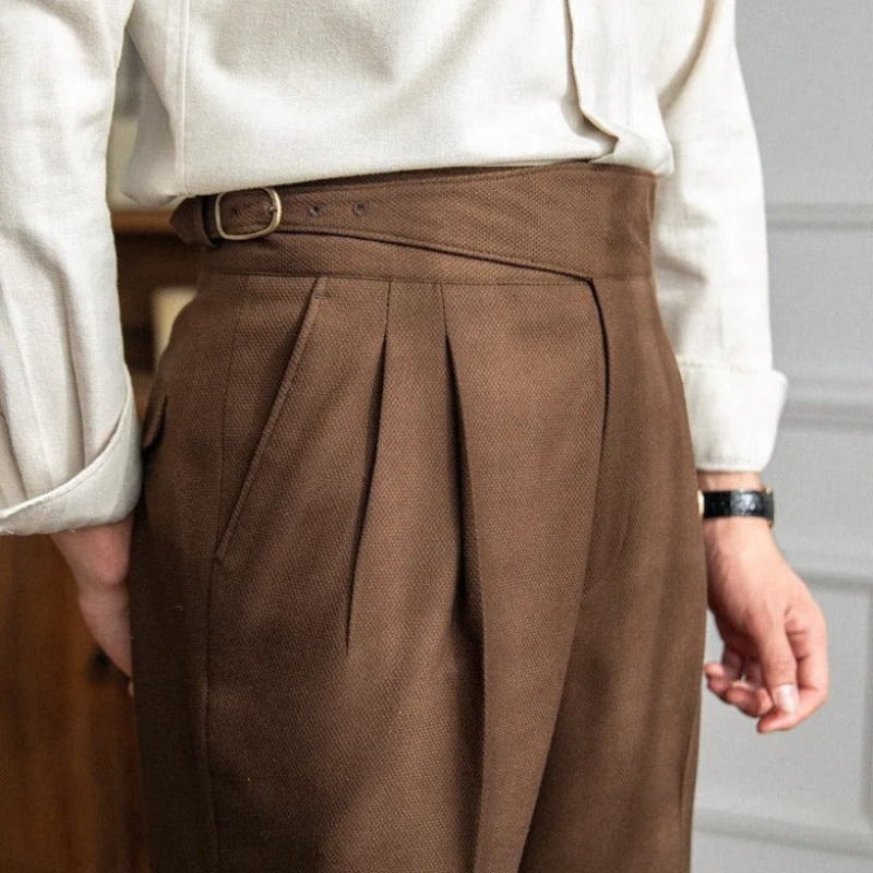 Herren elegante Vintage-Hose für stilvolle Auftritte in Alltag und Business