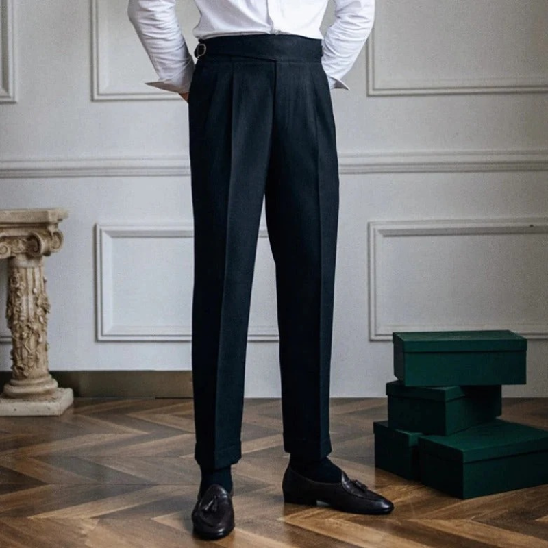 Herren elegante Vintage-Hose für stilvolle Auftritte in Alltag und Business