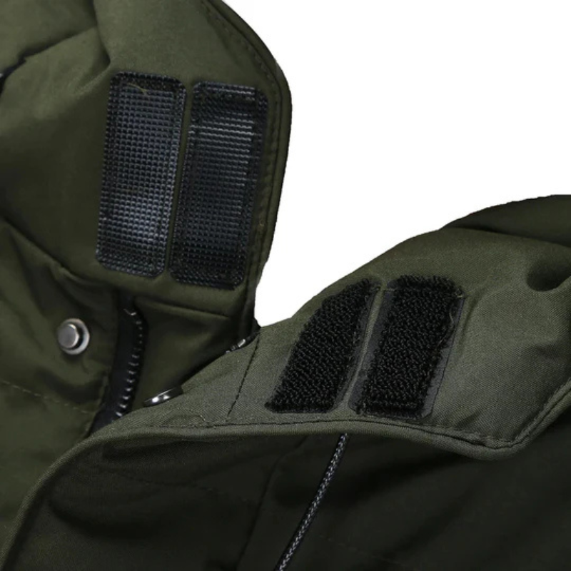 Elegante Winterjacke für Herren mit Kapuze und zeitlosem Design für kalte Tage