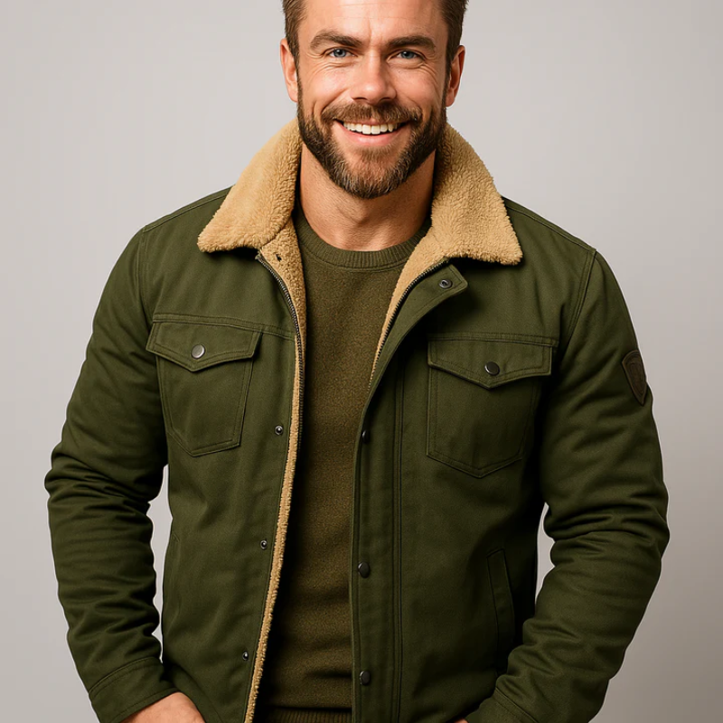 Herren elegante Bomberjacke in modernem Design
