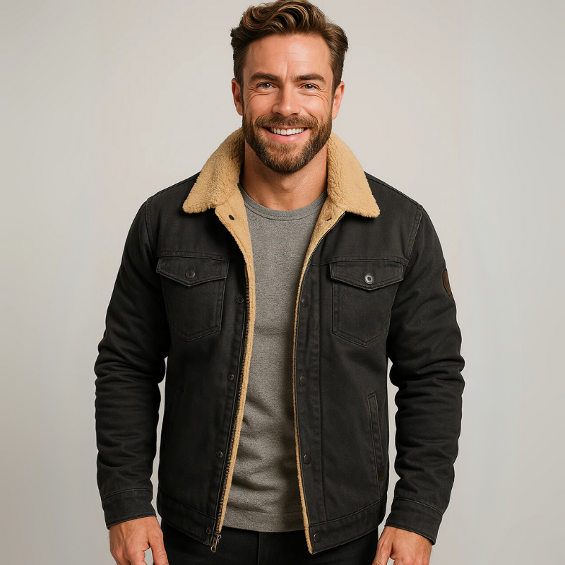 Herren elegante Bomberjacke in modernem Design