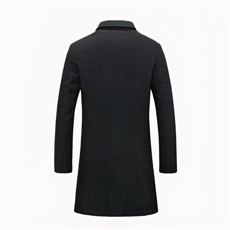 Herren eleganter Büromantel Lang in zeitlosem Design für Büro und Alltag