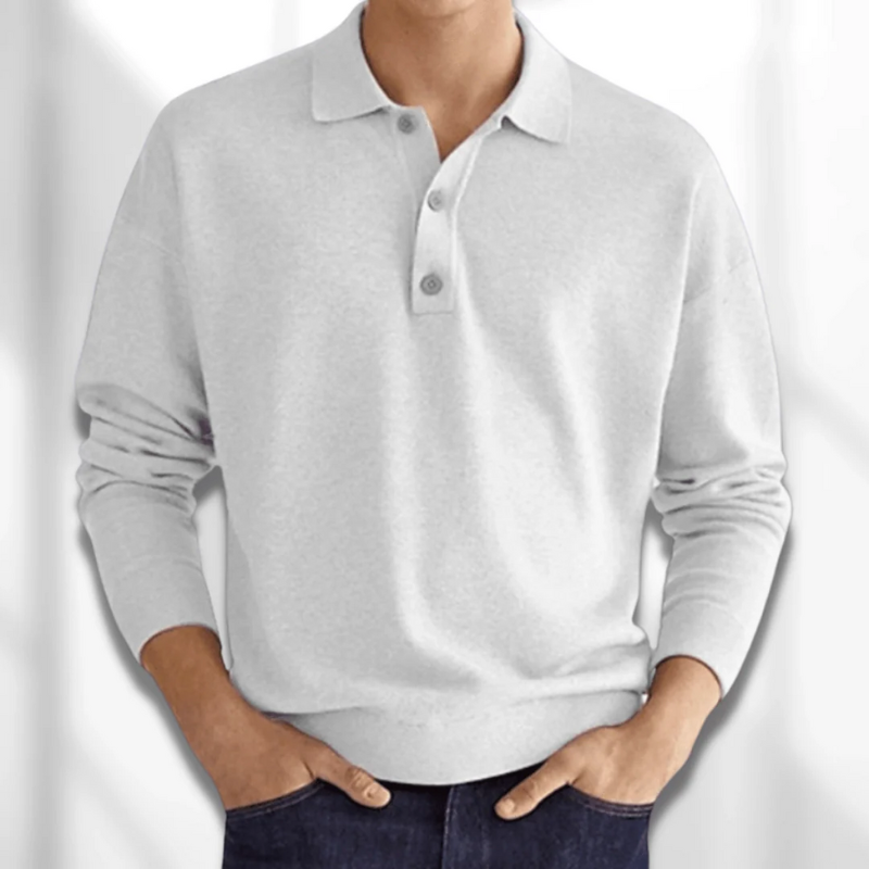 Herren Polopullover in elegantem Design für warme und stilvolle Auftritte