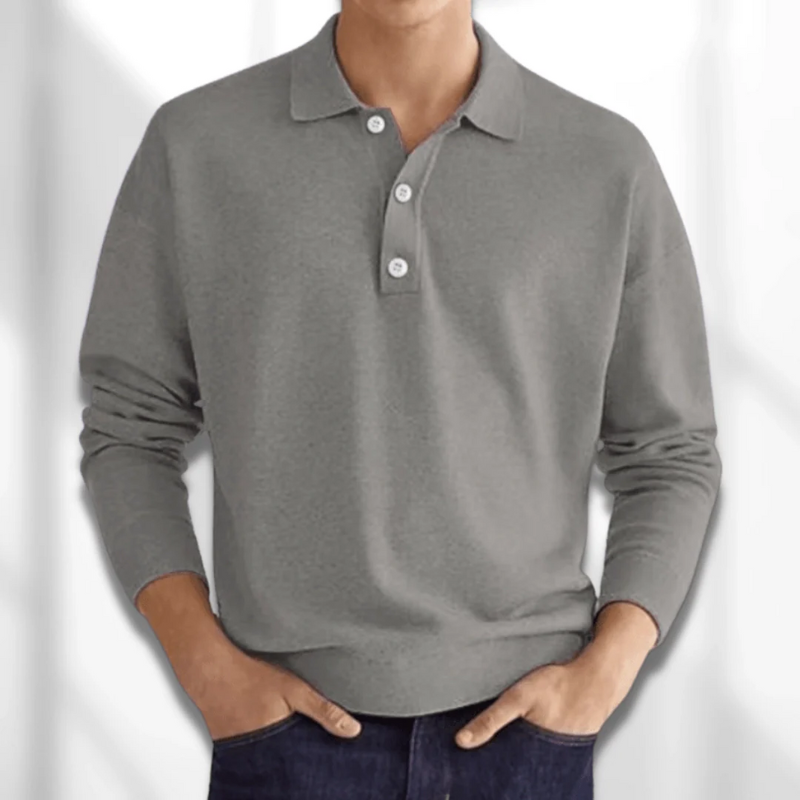 Herren Polopullover in elegantem Design für warme und stilvolle Auftritte