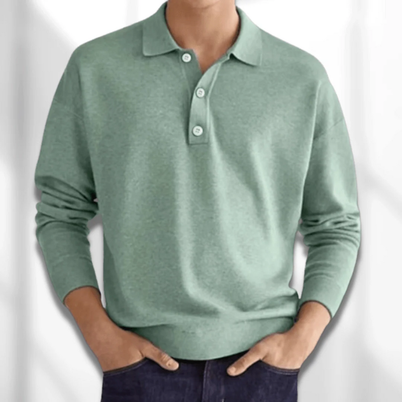 Herren Polopullover in elegantem Design für warme und stilvolle Auftritte