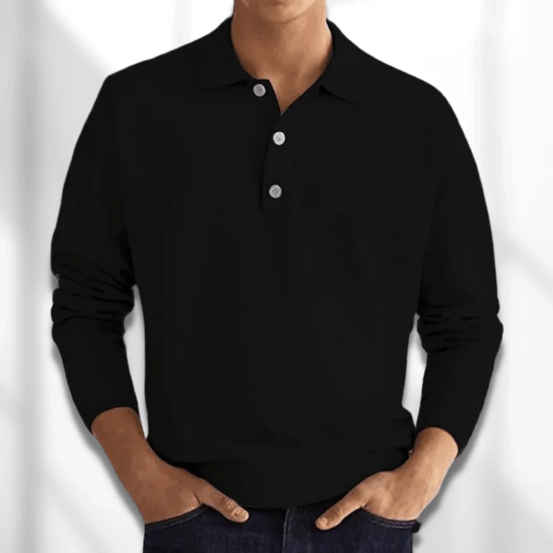 Herren Polopullover in elegantem Design für warme und stilvolle Auftritte