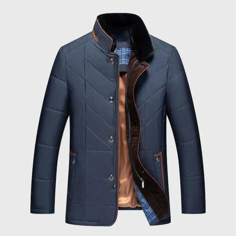  Eleganter Herrenmantel in klarem Design für Alltag und Business