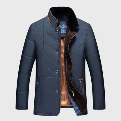  Eleganter Herrenmantel in klarem Design für Alltag und Business