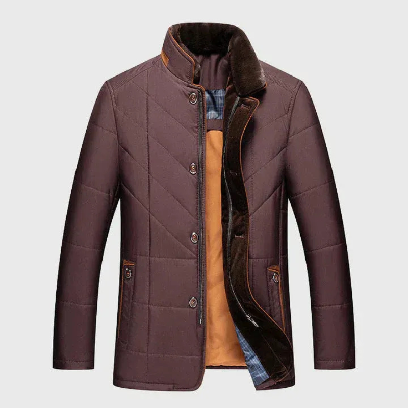  Eleganter Herrenmantel in klarem Design für Alltag und Business