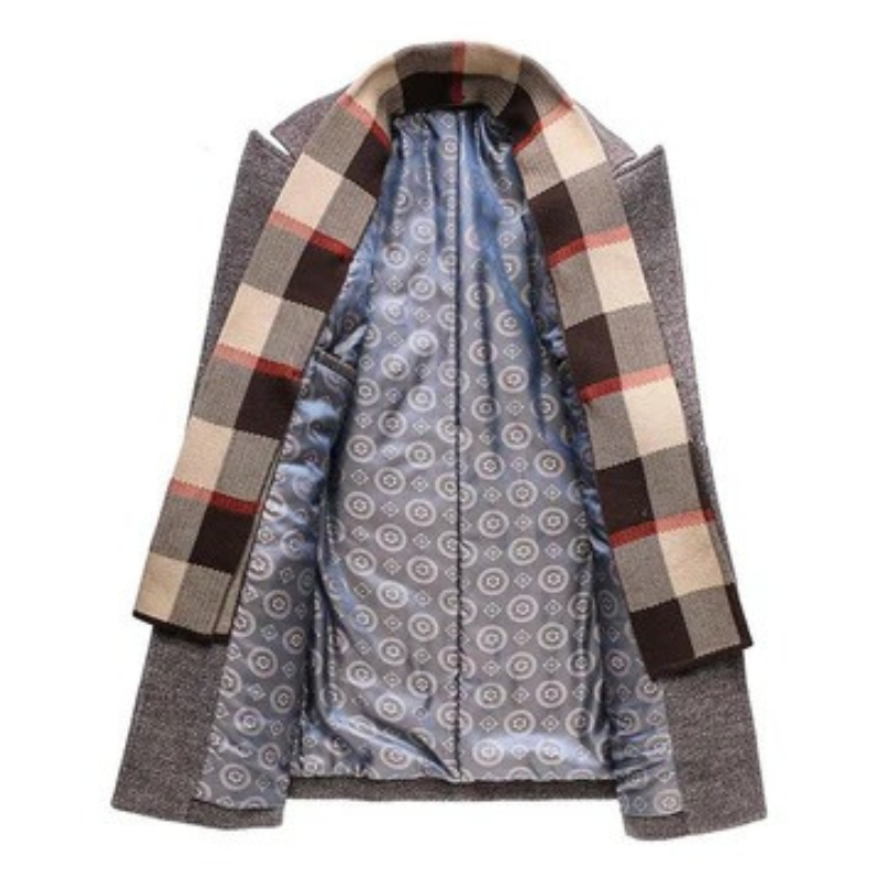 Herren eleganter Premium-Wintermantel, stilvoll und funktional für kalte Tage