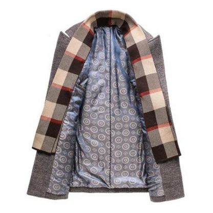Herren eleganter Premium-Wintermantel, stilvoll und funktional für kalte Tage
