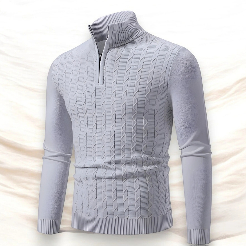 Herren eleganter Strickpullover in stilvollem Design