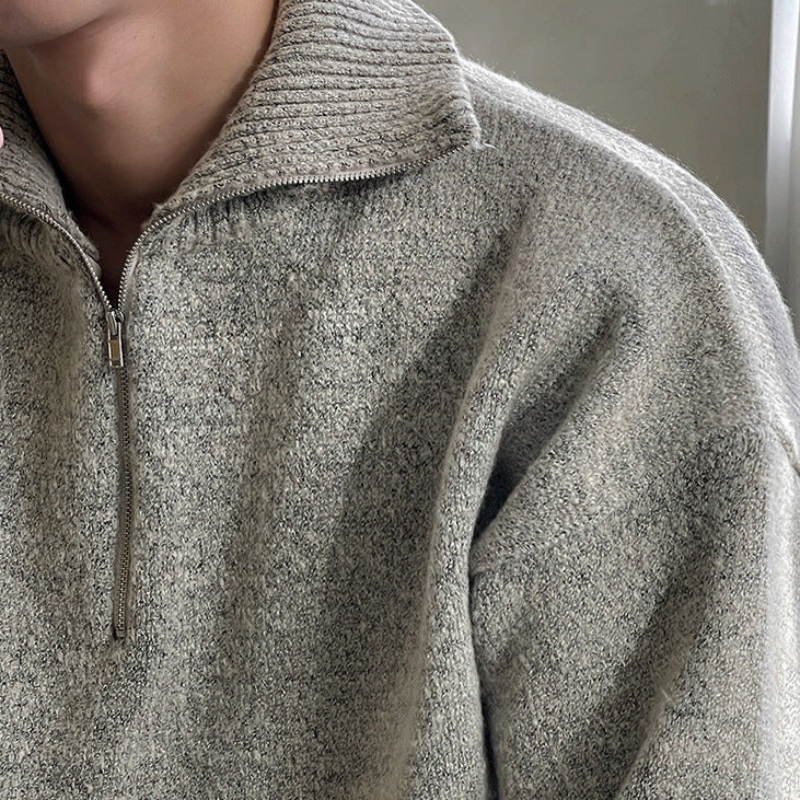 Herren eleganter Vintage-Pullover mit zeitlosem Design für stilvolle und moderne Outfits