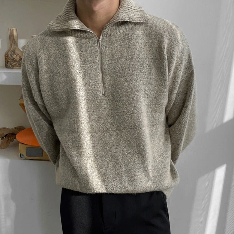 Herren eleganter Vintage-Pullover mit zeitlosem Design für stilvolle und moderne Outfits