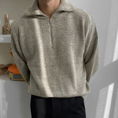 Herren eleganter Vintage-Pullover mit zeitlosem Design für stilvolle und moderne Outfits