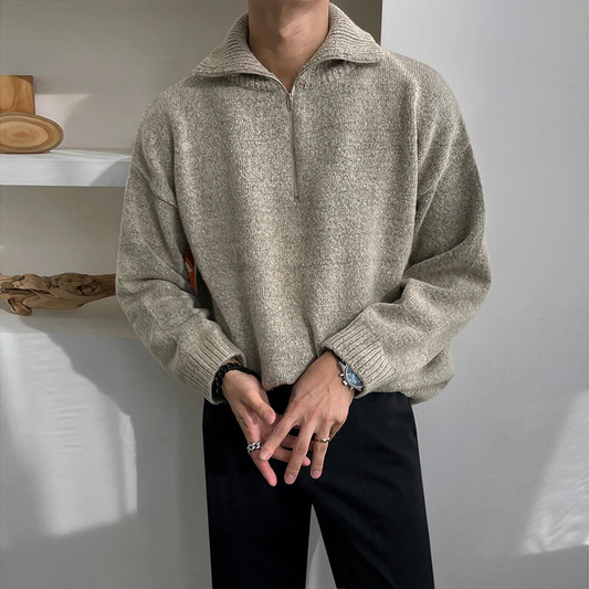 Herren eleganter Vintage-Pullover mit zeitlosem Design für stilvolle und moderne Outfits