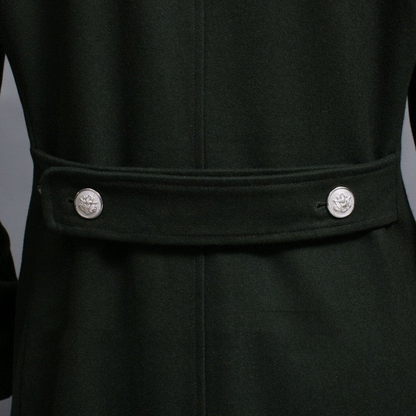 Herren eleganter zweireihiger Militärmantel mit klassischem Schnitt und markantem Stil für elegante Auftritte