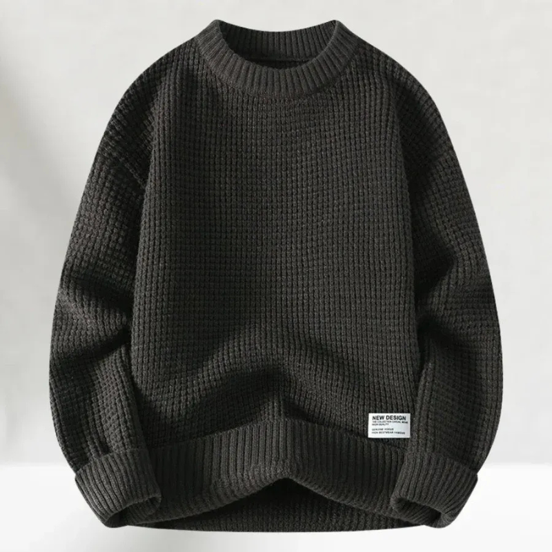 Herren gemütlicher Strickpullover in klassischem Design für Alltag und Freizeit