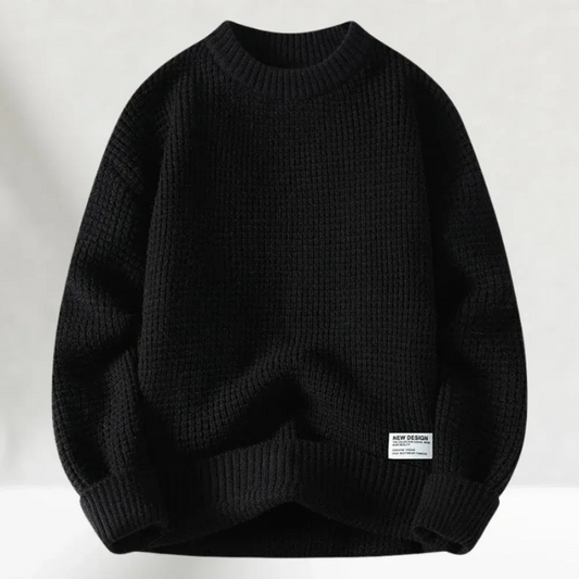 Herren gemütlicher Strickpullover in klassischem Design für Alltag und Freizeit