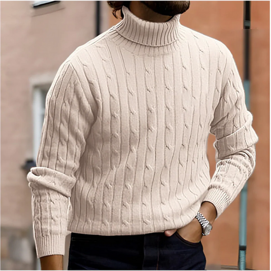 Herren gestrickter Pullover in klassischem Design für stilvolle Outfits