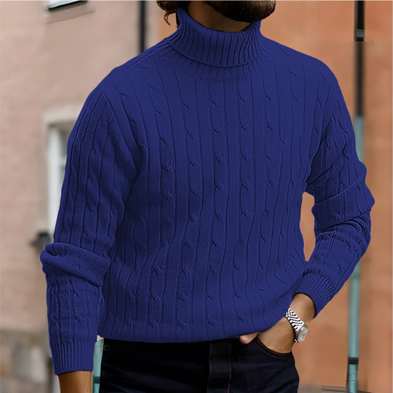 Herren gestrickter Pullover in klassischem Design für stilvolle Outfits