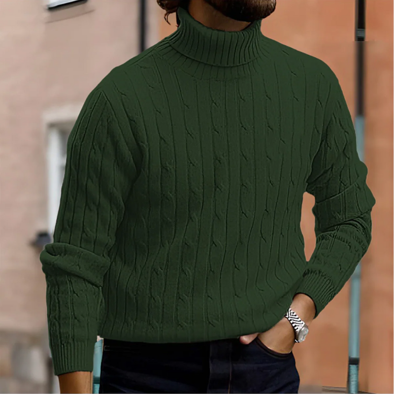 Herren gestrickter Pullover in klassischem Design für stilvolle 