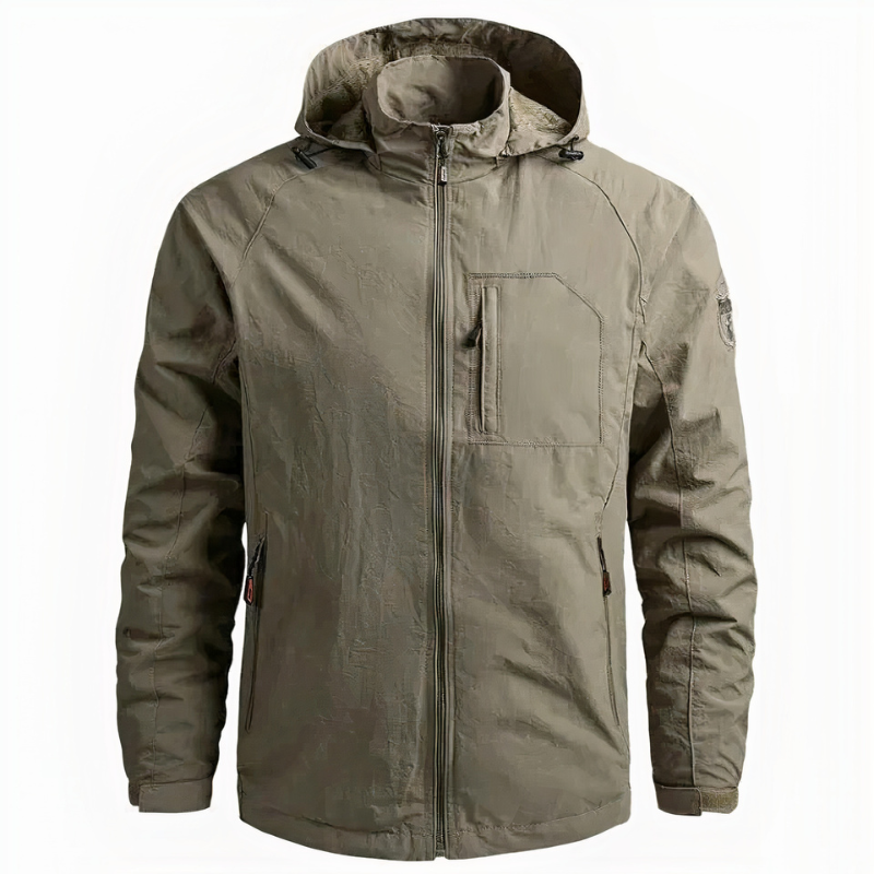 Herren klassische Cargo-Jacke im zeitlosen Design für Alltag und Freizeit
