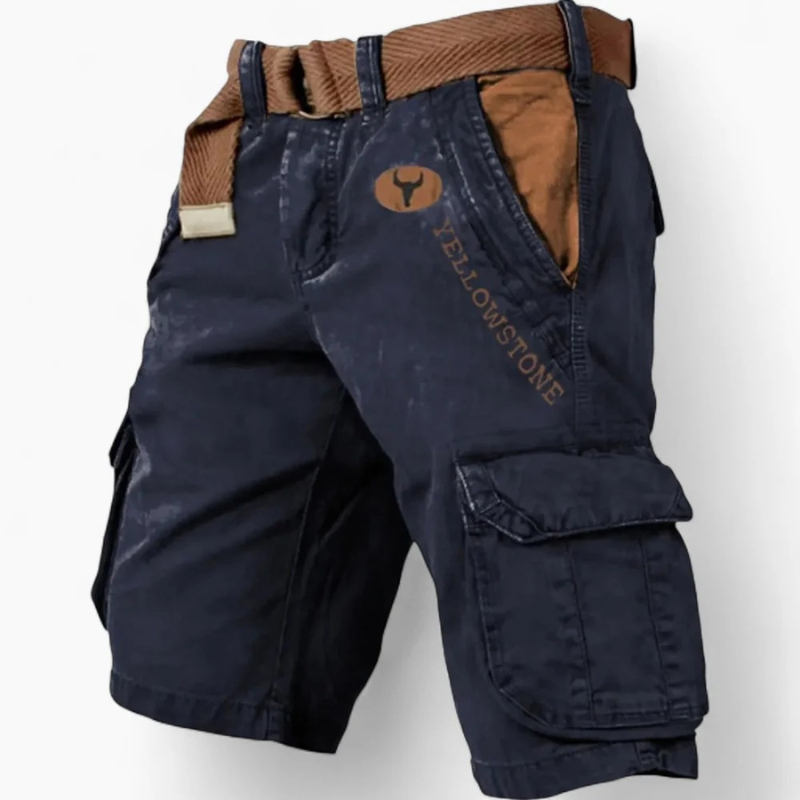 Herren klassische strapazierfähige Cargo-Shorts mit praktischen Taschen und bequemem Schnitt