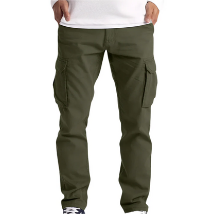 Herren klassische Cargohose mit praktischem Schnitt und Taschen, perfekt für Alltag und Freizeit.

