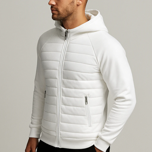Herren klassische Kapuzenjacke im zeitlosen Design für Alltag und Freizeit