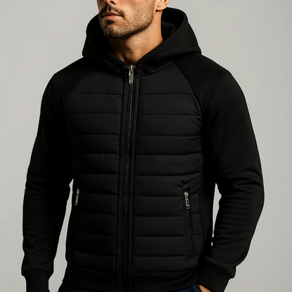 Herren klassische Kapuzenjacke im zeitlosen Design für Alltag und Freizeit