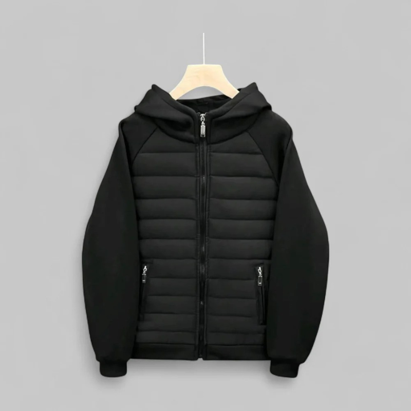 Herren klassische Kapuzenjacke im zeitlosen Design für Alltag und Freizeit