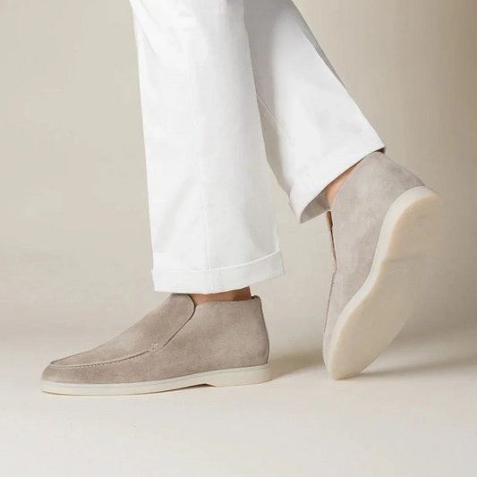  Herren klassische Loafer-Stiefeletten mit elegantem Schnitt und komfortabler Sohle


