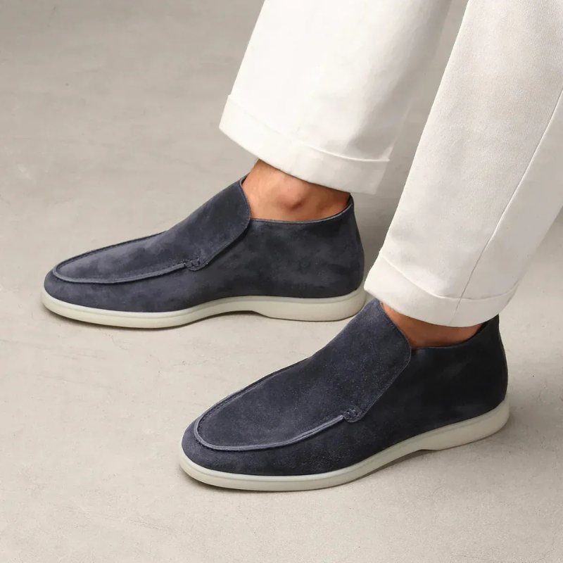  Herren klassische Loafer-Stiefeletten mit elegantem Schnitt und komfortabler Sohle

