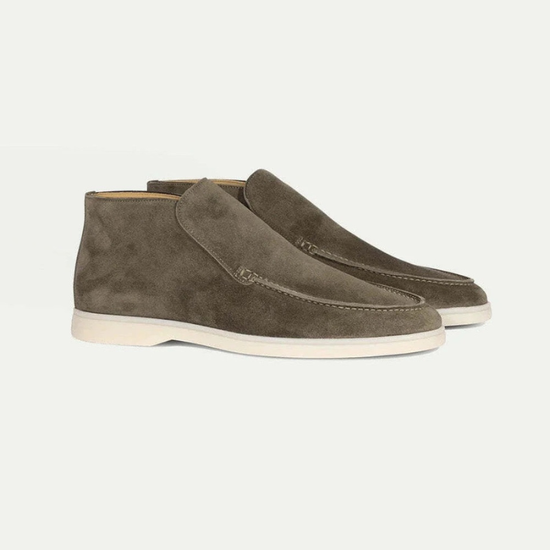  Herren klassische Loafer-Stiefeletten mit elegantem Schnitt und komfortabler Sohle

