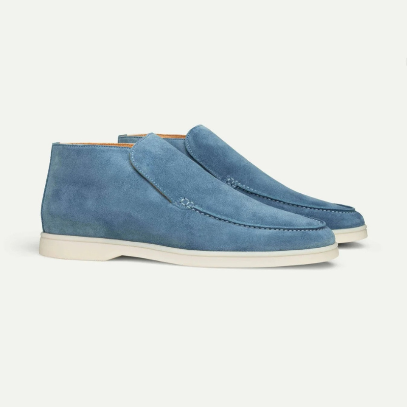  Herren klassische Loafer-Stiefeletten mit elegantem Schnitt und komfortabler Sohle

