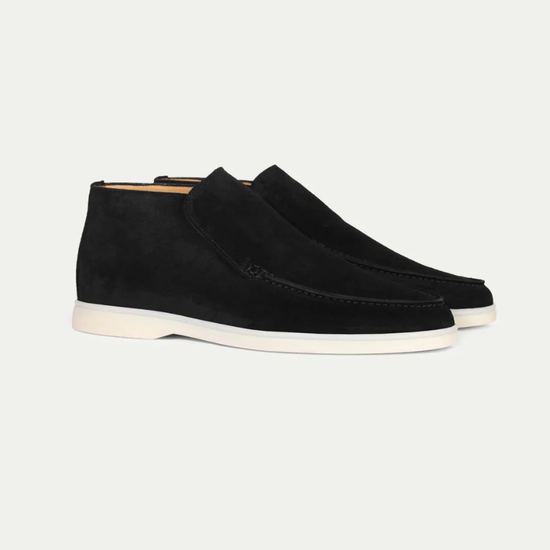  Herren klassische Loafer-Stiefeletten mit elegantem Schnitt und komfortabler Sohle

