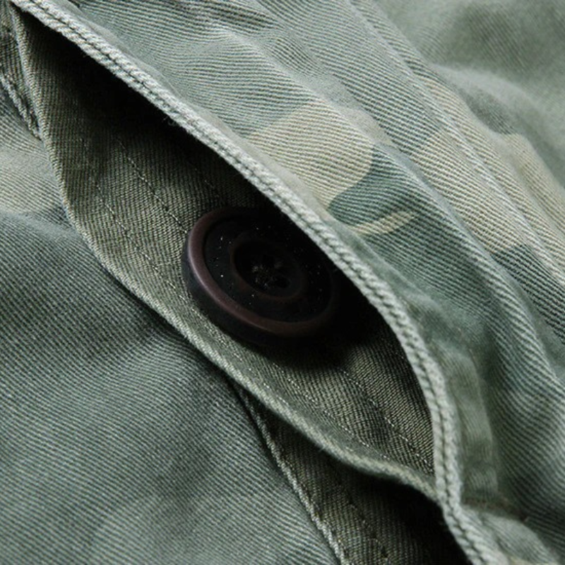 Herren klassische Militärjacke Übergang im zeitlosen Stil für Alltag und Freizeit