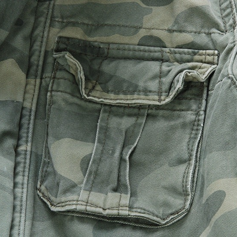 Herren klassische Militärjacke Übergang im zeitlosen Stil für Alltag und Freizeit