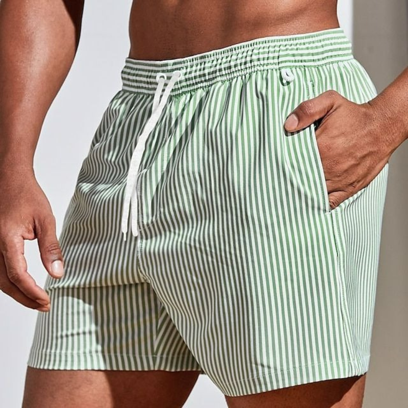 Herren klassische schnell trocknende Badeshorts mit zeitlosem Schnitt und praktischen Details