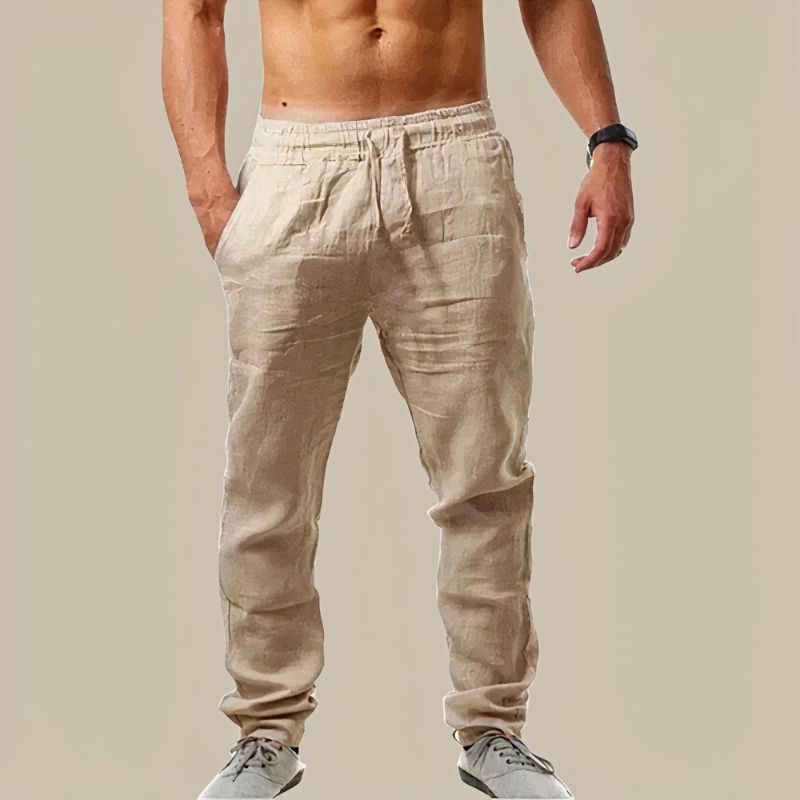  Herren klassische Sommerhosen mit geradem Schnitt, ideal für warme Tage und vielseitig kombinierbar