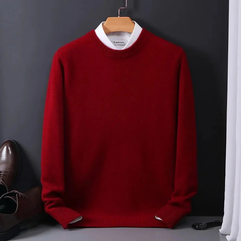 Warmer klassischer Herrenpullover in elegantem Design für kühle Tage