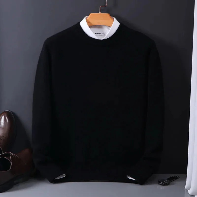 Warmer klassischer Herrenpullover in elegantem Design für kühle Tage