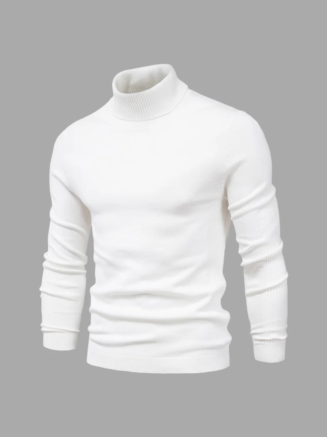 Herren klassischer Rollkragenpullover in elegantem zeitlosen Design