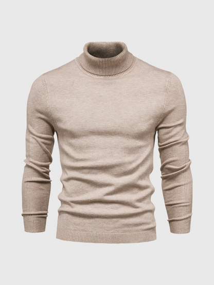 Herren klassischer Rollkragenpullover in elegantem zeitlosen Design