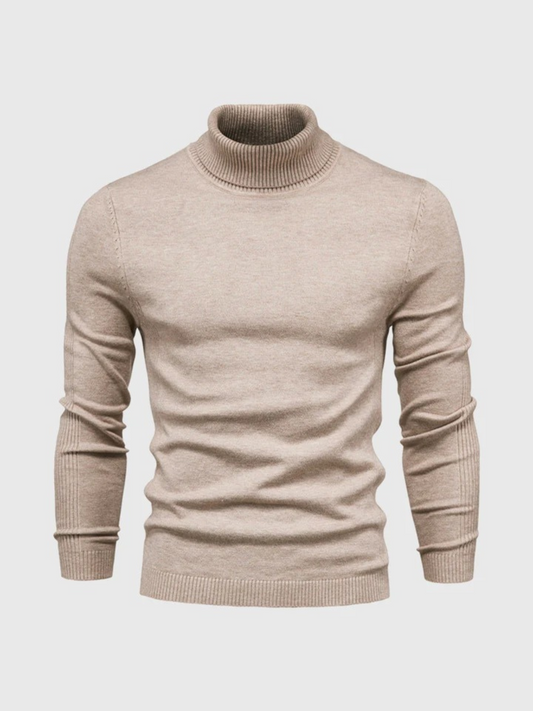 Herren klassischer Rollkragenpullover in elegantem zeitlosen Design