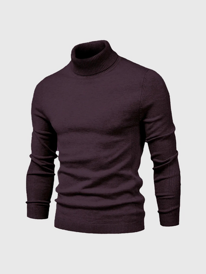 Herren klassischer Rollkragenpullover in elegantem zeitlosen Design
