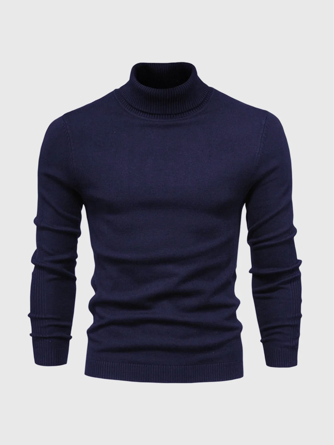 Herren klassischer Rollkragenpullover in elegantem zeitlosen Design