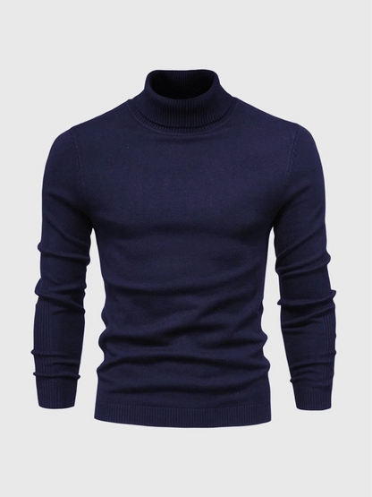 Herren klassischer Rollkragenpullover in elegantem zeitlosen Design